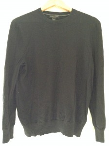 Black cashmere sweater