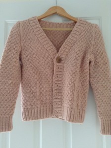 Pink wool sweater